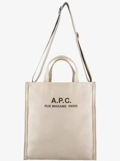 Recovery Logo Printing Cotton Tote Bag Sand - A.P.C. - BALAAN 2