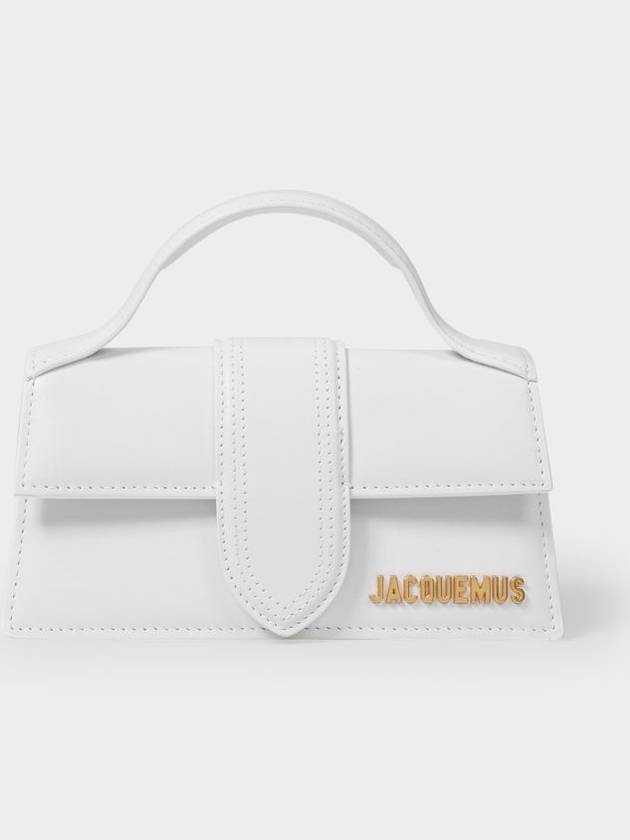 Le Bambino Gold Hardware Logo Mini Tote Bag White - JACQUEMUS - BALAAN 2