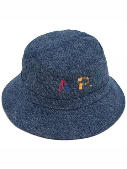 Bob Mark Logo Bucket Hat Blue - A.P.C. - BALAAN 2