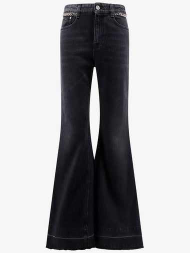 23 fw Cotton Pants WITH Iconic Parabella Chain 6D01813SPH441000 B0650374695 - STELLA MCCARTNEY - BALAAN 1