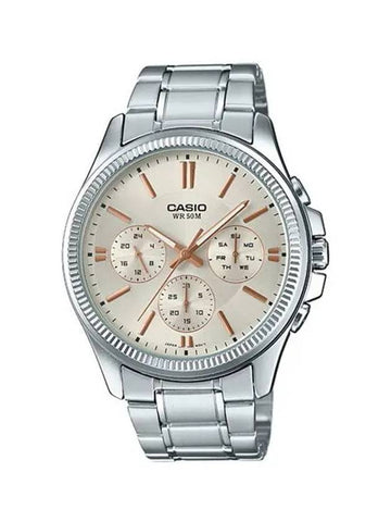 Men's Metal Wrist Watch MTP1375D7A2 - CASIO - BALAAN 1