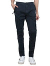 Compass Badge Cargo Straight Pants Blue - STONE ISLAND - BALAAN 2