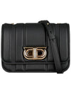 New Gancini Mini Shoulder Bag Black - SALVATORE FERRAGAMO - BALAAN 3