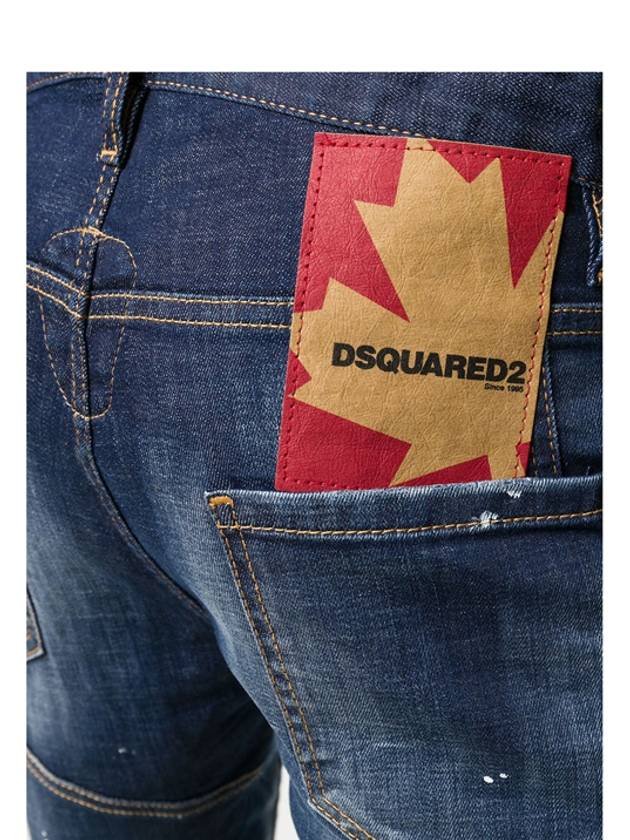 Men's Tidy Biker Jeans Blue - DSQUARED2 - BALAAN.