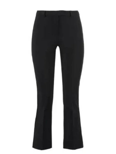 Umanita Cotton Straight Pants Black - MAX MARA - BALAAN 2