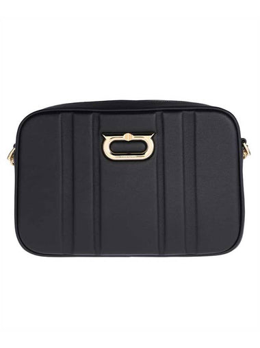 Gancini Camera Case Cross Bag Black - SALVATORE FERRAGAMO - BALAAN 1