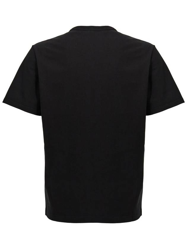 Skull Logo Print Short Sleeve T-Shirt Black - ALEXANDER MCQUEEN - BALAAN 3