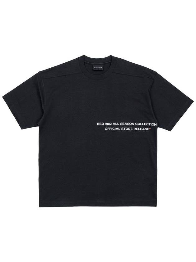 1982 No Sympathy Short Sleeve T-Shirt Black - BLACKBLOND - BALAAN 3