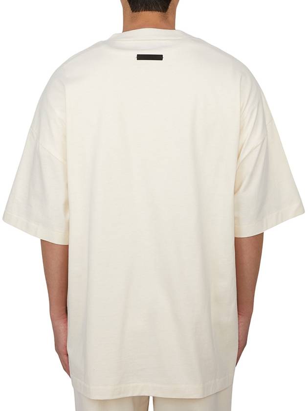 Jersey Crew Neck Short Sleeve T-Shirt White - FEAR OF GOD - BALAAN 4