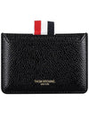 Pebble Grain Leather Mirror Case Black - THOM BROWNE - BALAAN.