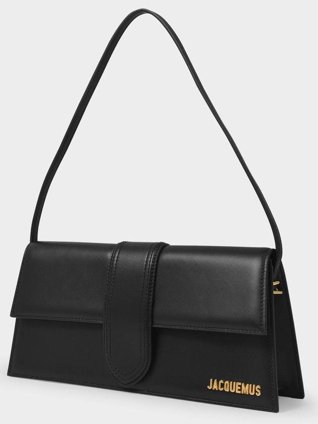 Le Bambino Long Flap Shoulder Bag Black - JACQUEMUS - BALAAN 3