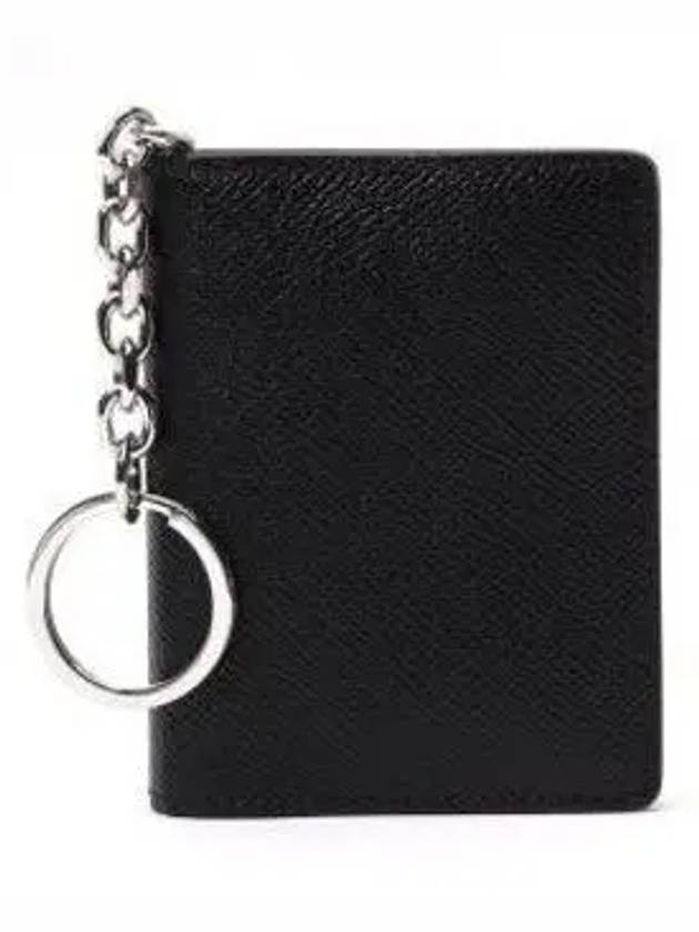 Stitch Keyring Card Wallet Black - MAISON MARGIELA - BALAAN 3