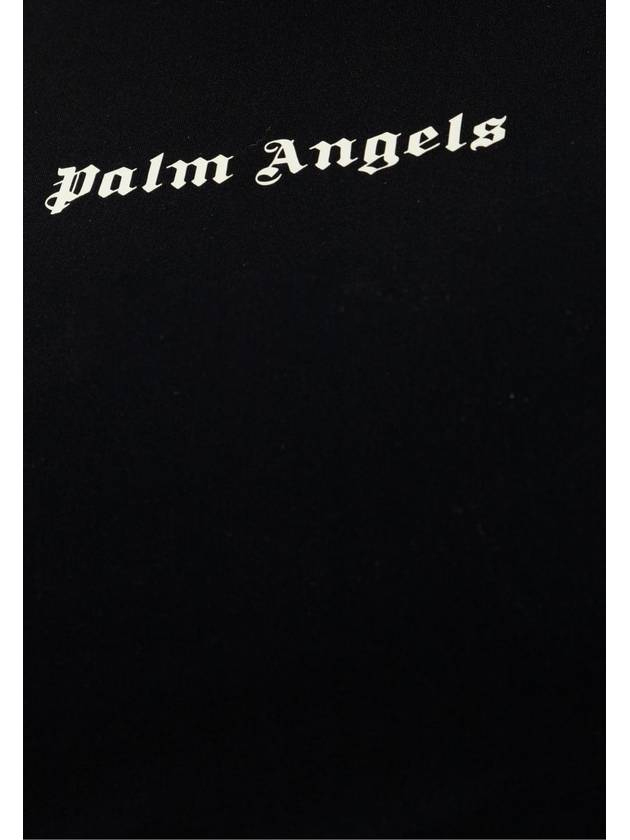 Long Sleeve T-Shirt PWVO001S24FAB002 1003 BLACK OFfwHITE - PALM ANGELS - BALAAN 6