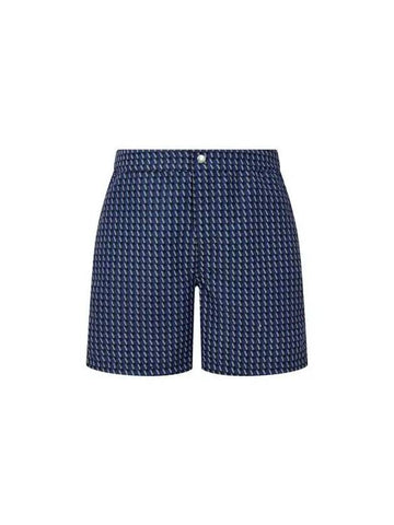 Cube pattern poly swim shorts navy 270076 - PAUL SMITH - BALAAN 1