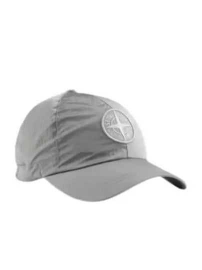 Nylon Logo Ball Cap Grey - STONE ISLAND - BALAAN 2