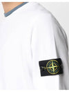 Men's Wappen Patch Sweatshirt White - STONE ISLAND - BALAAN 7