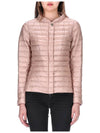 Women's Elena Slim Fit Bomber Padding Indie Pink - HERNO - BALAAN 3