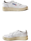 Medalist Goatskin Low Top Sneakers White - AUTRY - BALAAN 5