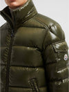 MAYA short down jacket olive green 1A53600 68950 833 - MONCLER - BALAAN 7