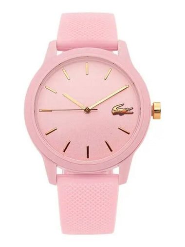 Petit Pique Urethane Watch Pink - LACOSTE - BALAAN 1