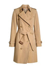 Women's Mid-Length Kensington Heritage Trench Coat Beige - BURBERRY - BALAAN 7