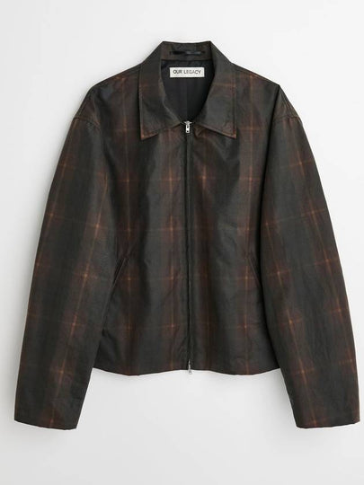 Mini Tartan Zip-Up Jacket Hunterbrown - OUR LEGACY - BALAAN 2