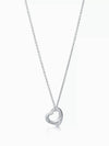 Elsa Peretti Open Heart Pendant Necklace Silver - TIFFANY & CO. - BALAAN 5