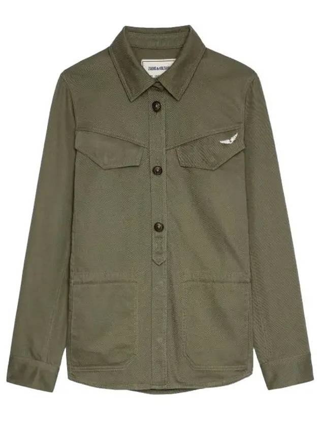 Tackle logo patch field jacket WWSH00009 - ZADIG & VOLTAIRE - BALAAN 2