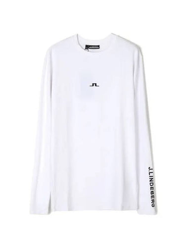 Golf Thor Logo Long Sleeve T-Shirt White - J.LINDEBERG - BALAAN 1