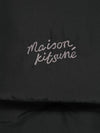 logo puffer muffler scarf black - MAISON KITSUNE - BALAAN 3