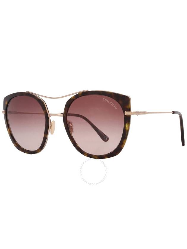 Tom Ford Joey Brown Gradient Cat Eye Ladies Sunglasses FT0760 52F 56 - TOM FORD - BALAAN 3