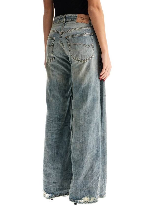 low-waisted baggy jeans - BALENCIAGA - BALAAN 3