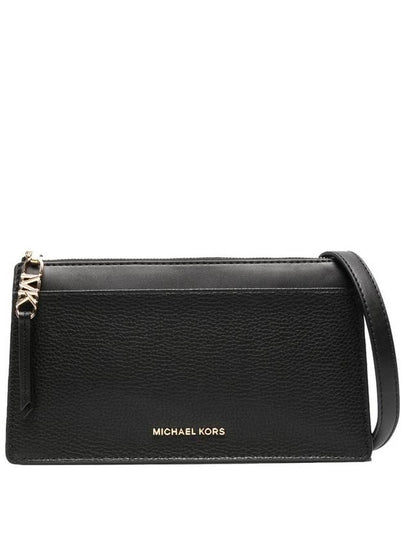 Empire Large Leather Convertible Cross Bag Black - MICHAEL KORS - BALAAN 2