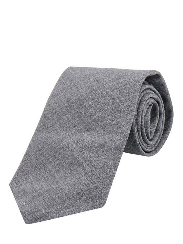 Classic Wool Tie Grey - BRUNELLO CUCINELLI - BALAAN 4