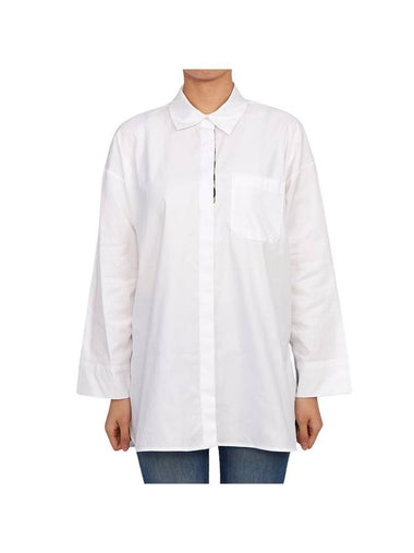 Sylvie Long Sleeve Shirt White - MAX MARA - BALAAN 1