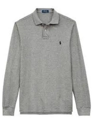 Custom Slim Fit Long Sleeve Gray 1236388 - POLO RALPH LAUREN - BALAAN 1