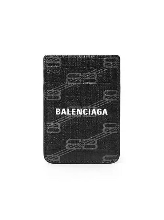 Signature Magnet Card Wallet Black - BALENCIAGA - BALAAN 2