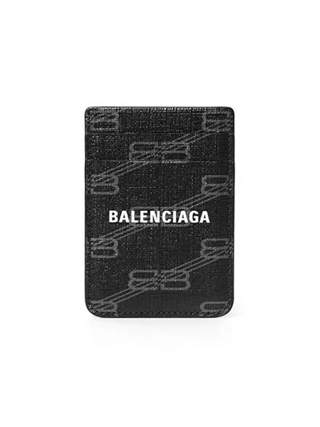 Signature Magnet Card Wallet Black - BALENCIAGA - BALAAN 5