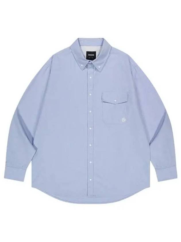 OG Stitched Oxford Snap Shirt Blue - OFFGRID - BALAAN 3