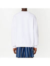 Logo Print Sweatshirt White - AMI - BALAAN 4