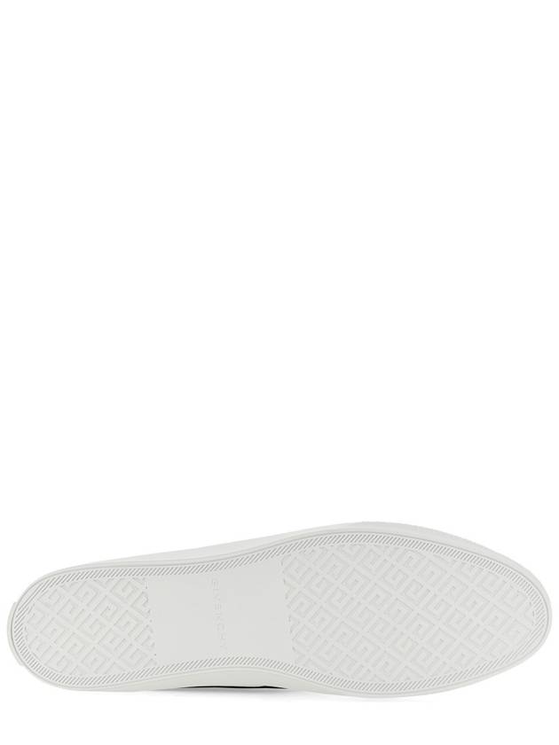 Double Webbing Strap Leather Slip Ons White - GIVENCHY - BALAAN 6