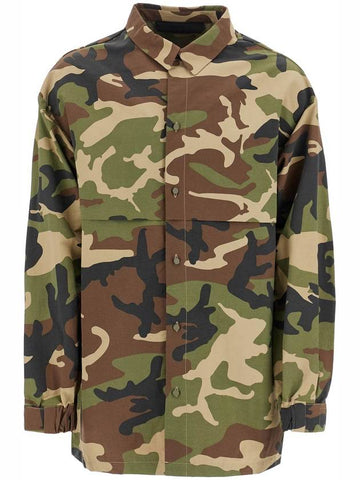 nylon camouflage overshirt for - FEAR OF GOD ESSENTIALS - BALAAN 1