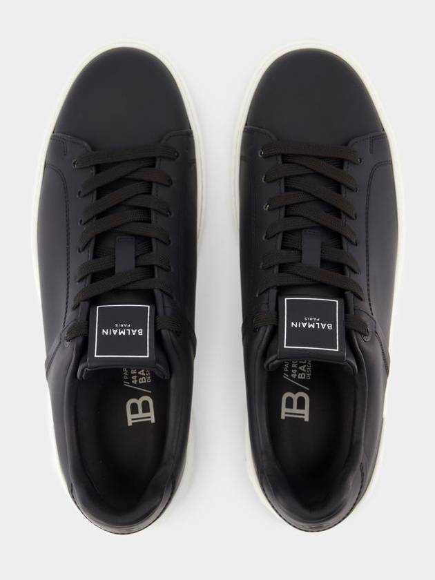 B-Court Sneakers - Balmain - Leather - Black/White - BALMAIN - BALAAN 4