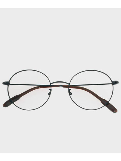 Eyewear Round Eyeglasses Matte Brown - 134MM - BALAAN 2