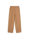 Viscose Linen Jogging Track Pants Beige - FABIANA FILIPPI - BALAAN 3