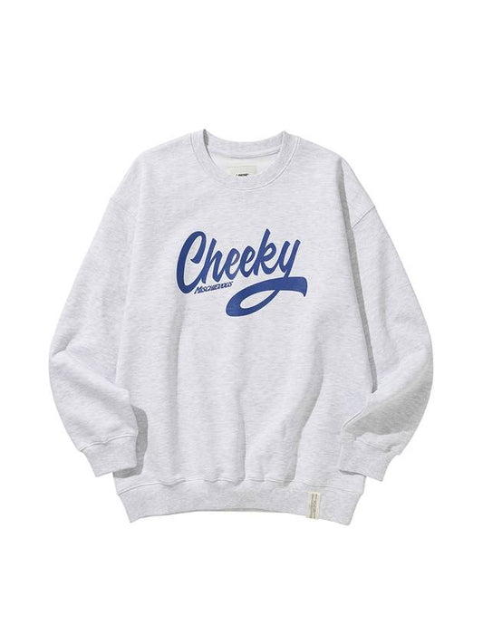 CHEEKY CREW SWEAT GRAY - LIBERE - BALAAN 2