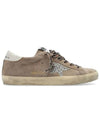 Super Star Glitter Low Top Sneakers Taupe - GOLDEN GOOSE - BALAAN 2