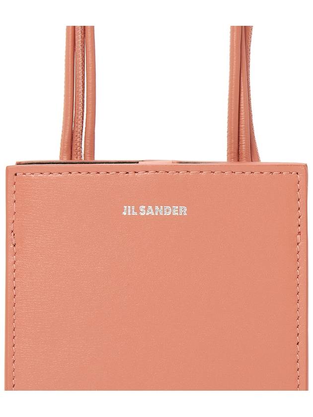 Tangle Phone Holder Leather Cross Bag Pink - JIL SANDER - BALAAN 9