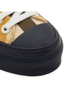 Jack Logo Check Low Top Sneakers Yellow - BURBERRY - BALAAN 10