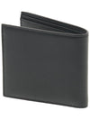 V Logo Signature Half Wallet Black Ivory - VALENTINO - BALAAN 4